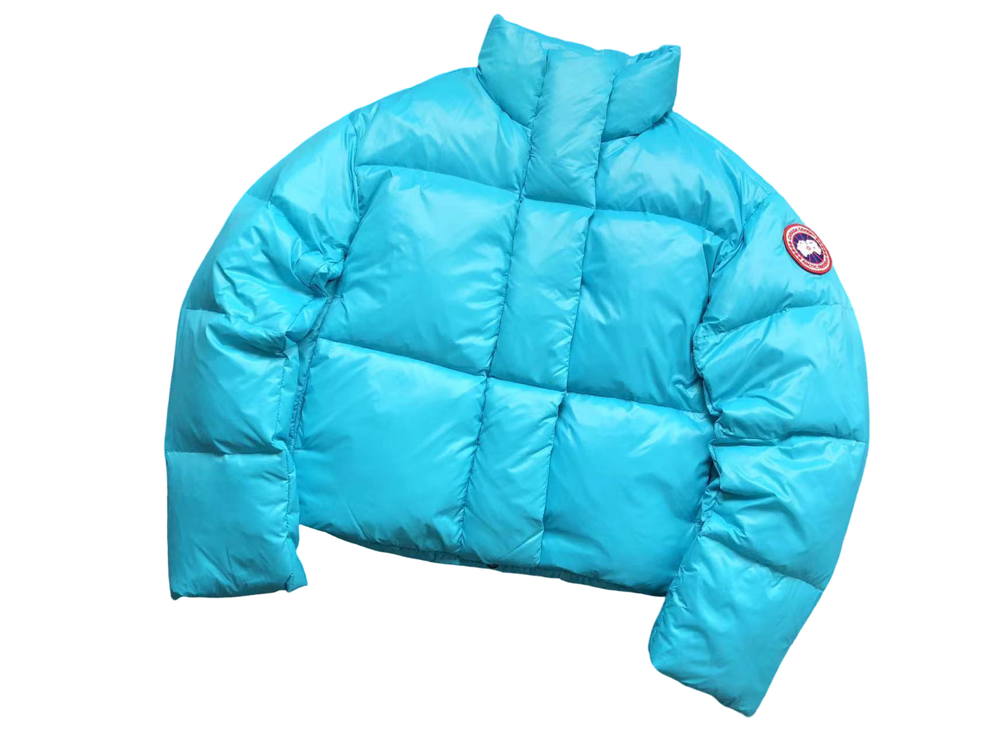 Canada Goose Cypress Cropped Down Jacket - (BLUE)