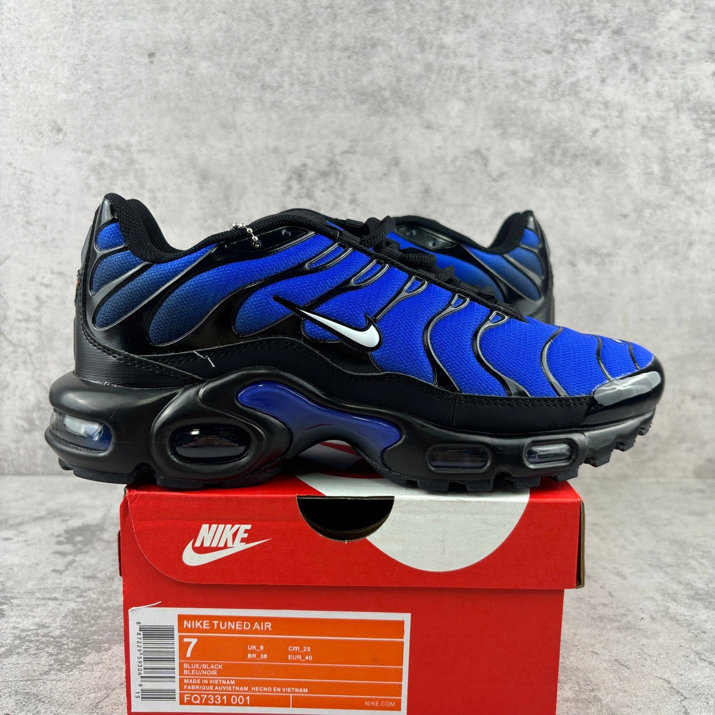 Nike Air Max Plus TN Premium Black Racer Blue