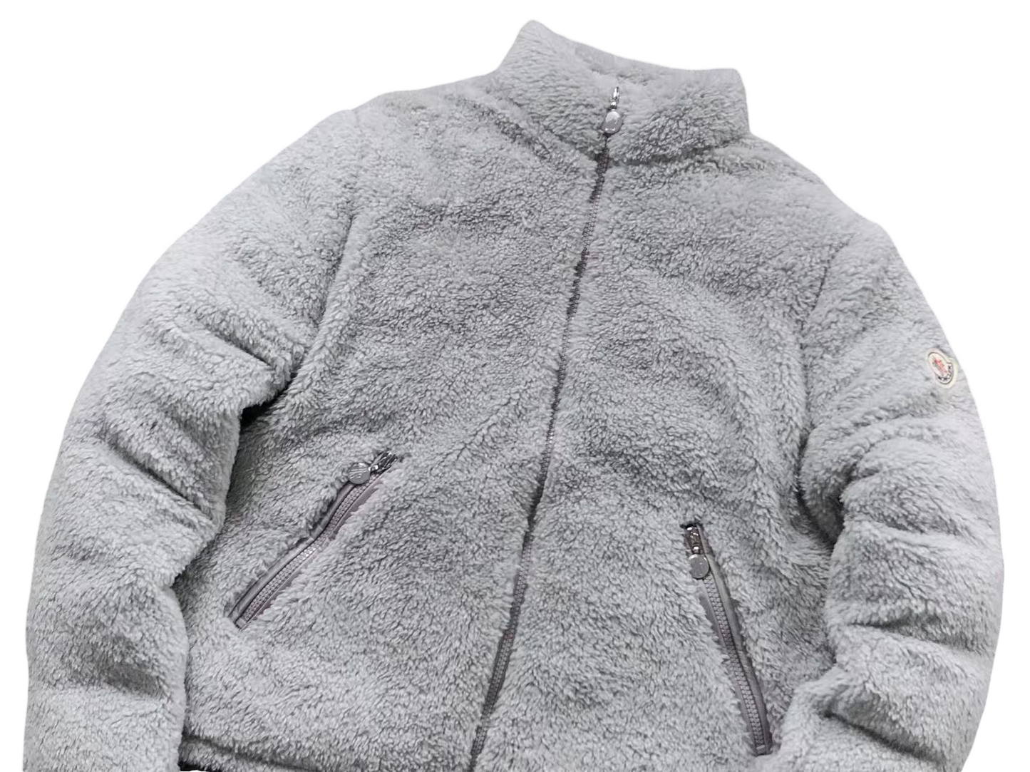 Moncler Polignac Fleece Jacket Lavender Grey
