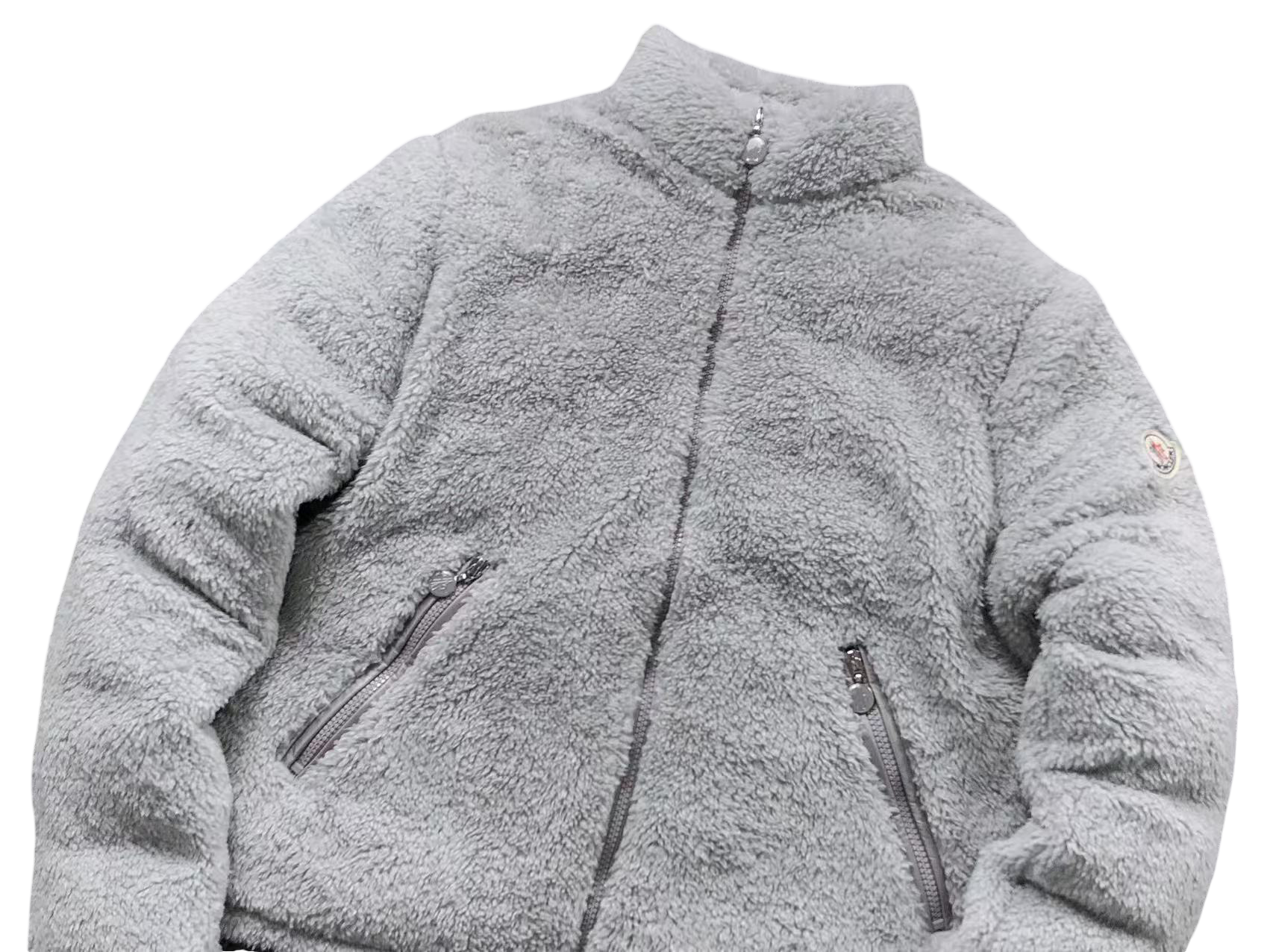 Moncler Polignac Fleece Jacket Lavender Grey