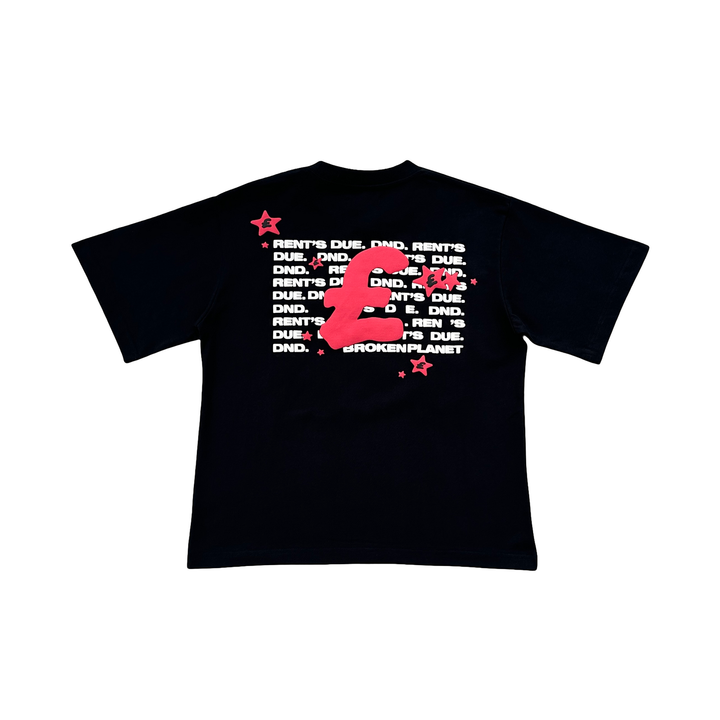 Broken Planet Rent's Due Tee - (BLACK)