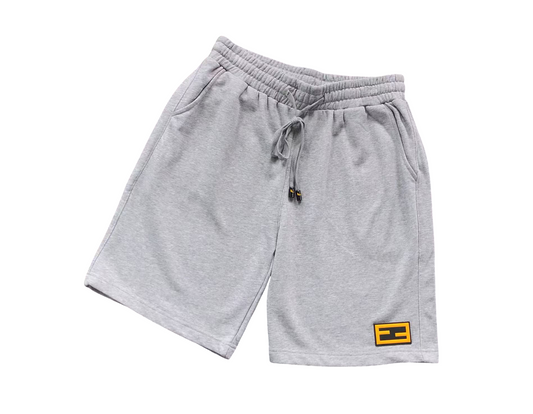 Fendi Square Shorts - (GREY)