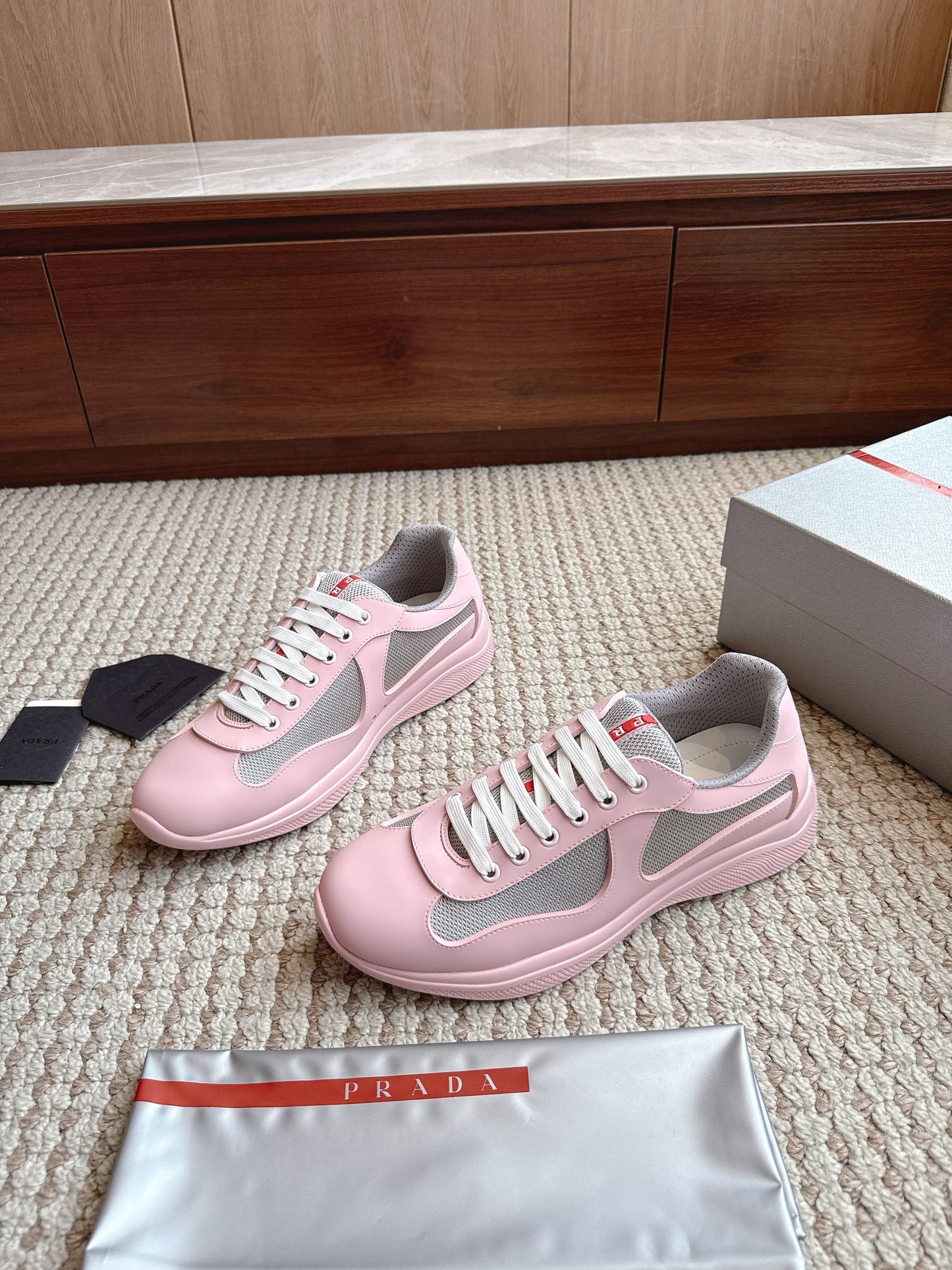 Prada America's Cup Pink Grey