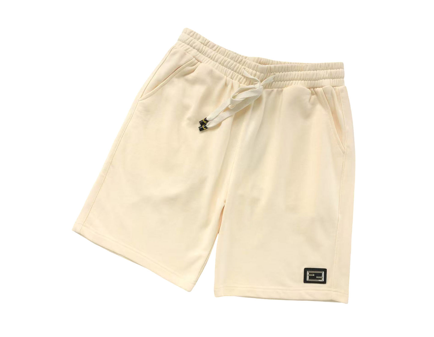 Fendi Little Square Shorts - (CREAM)