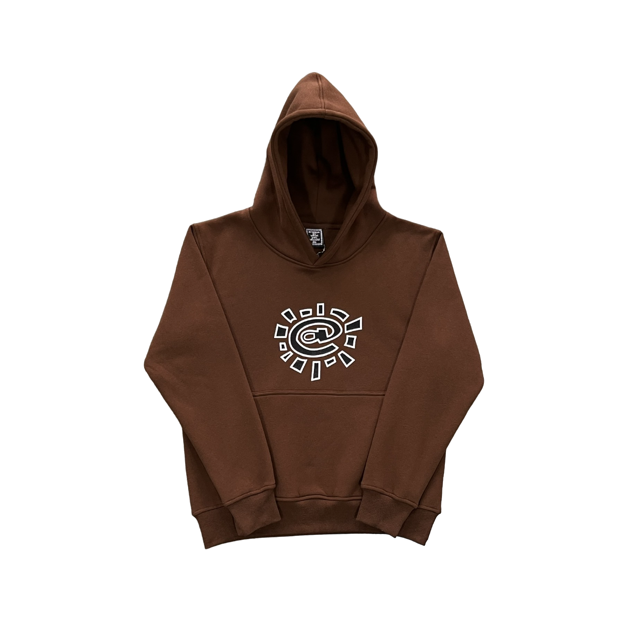 ADWYSD Classic Hoodie - (BROWN/WHITE)