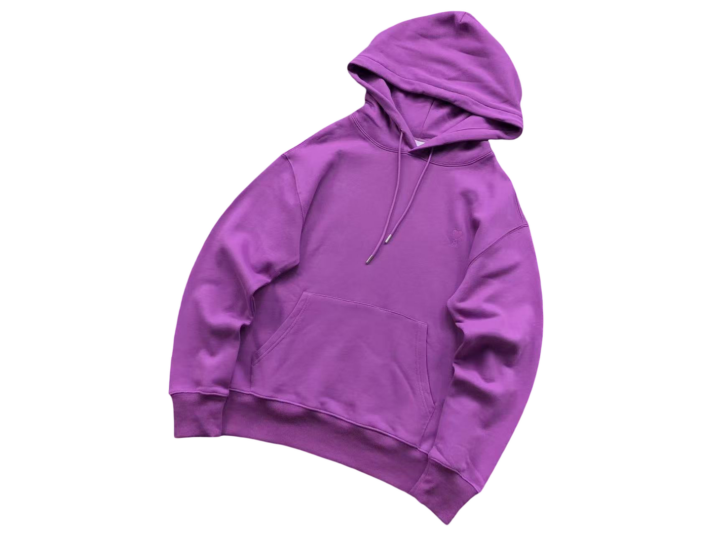 AMI Paris Classic Heart Hoodie - (PURPLE)