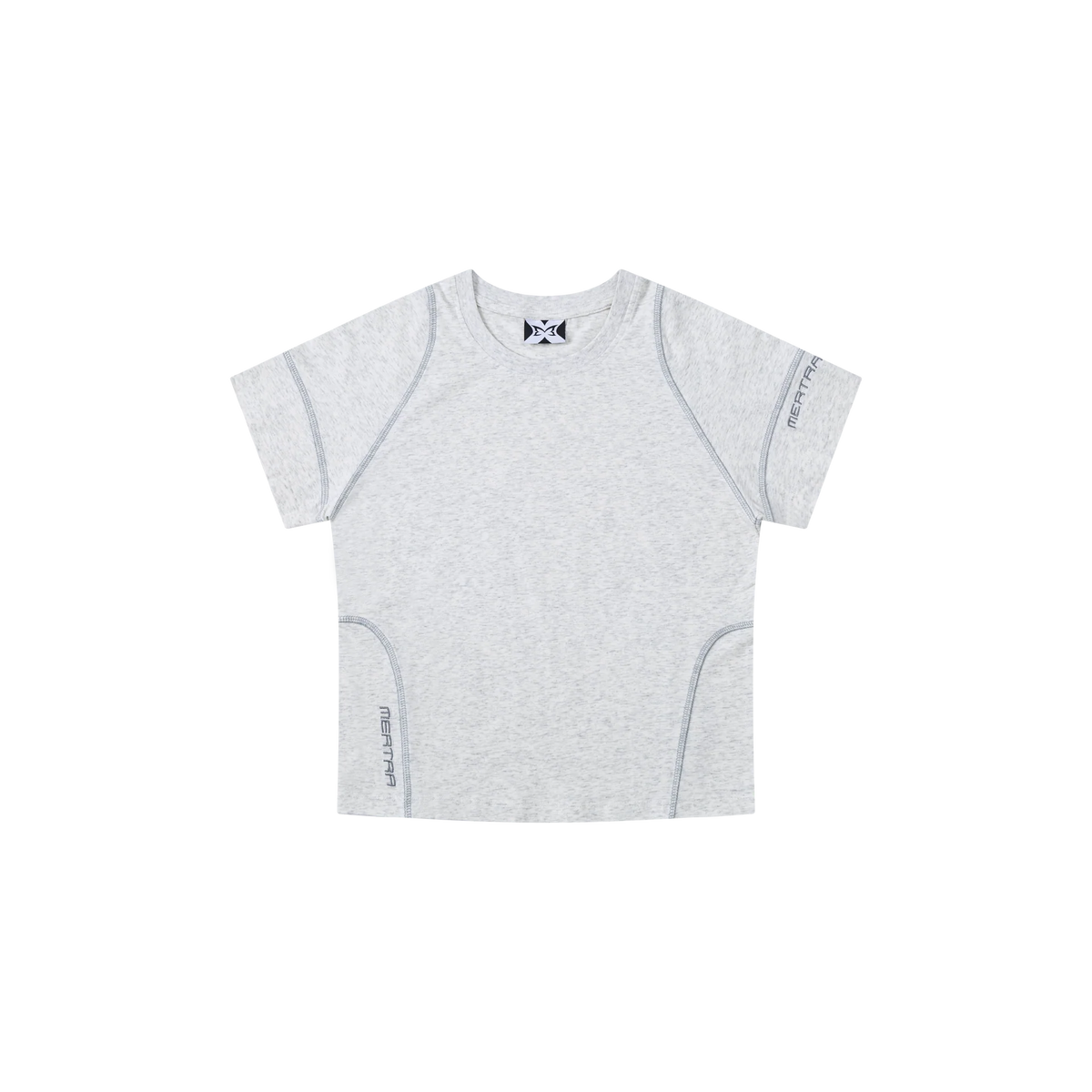 MERTRA Vein Baby Tee Grey