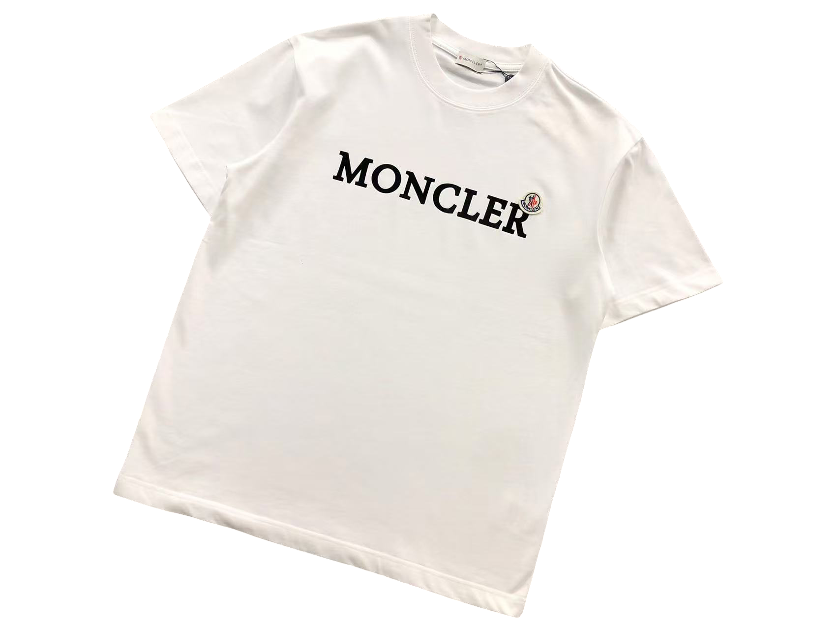 Moncler Logo Tee White