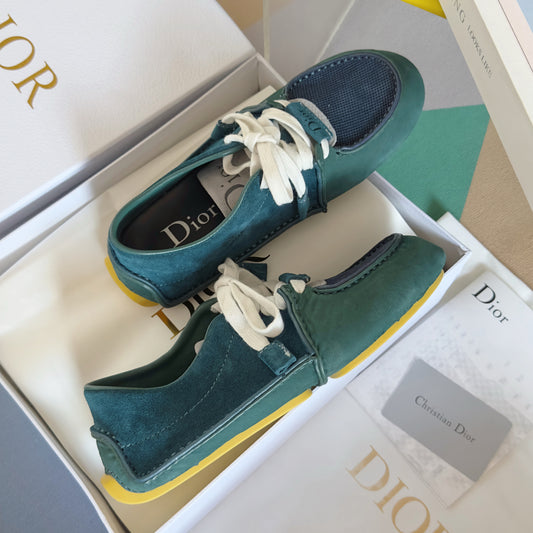 Dior Roadie Low Teal Green Yellow