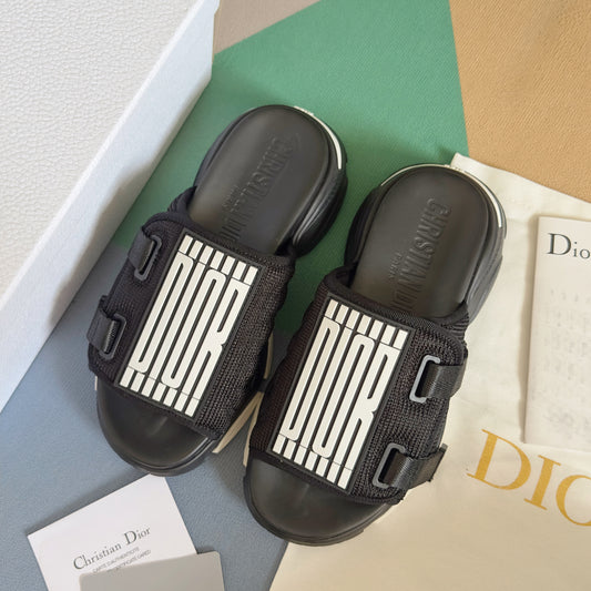 Dior D-Wander Slide Triple Black