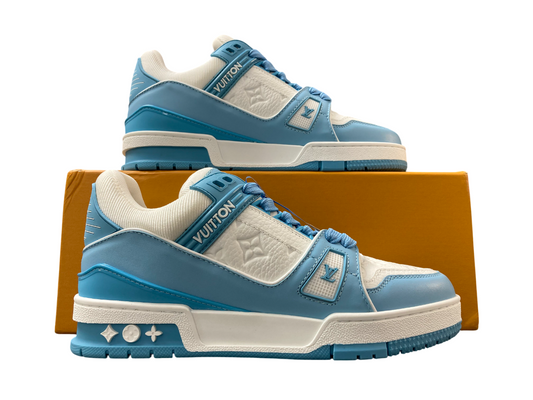 LV Trainer Monogram - (WHITE/BLUE)