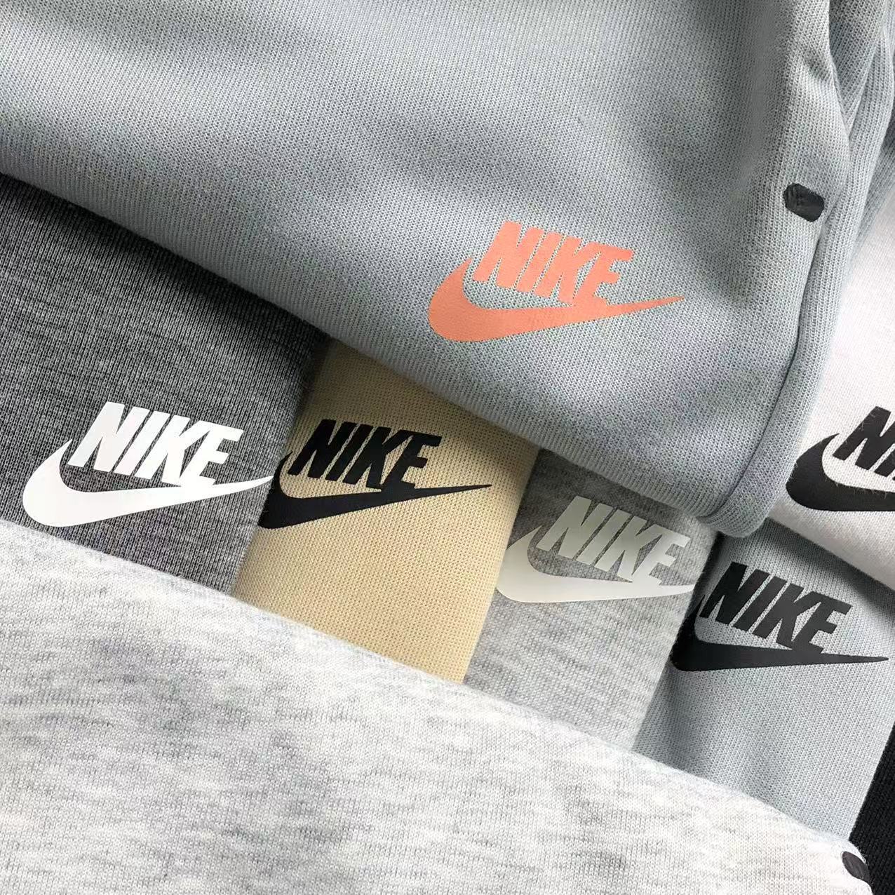 Nike Tech Fleece 2024 Jogging - (WHITE/BLACK/GREY)