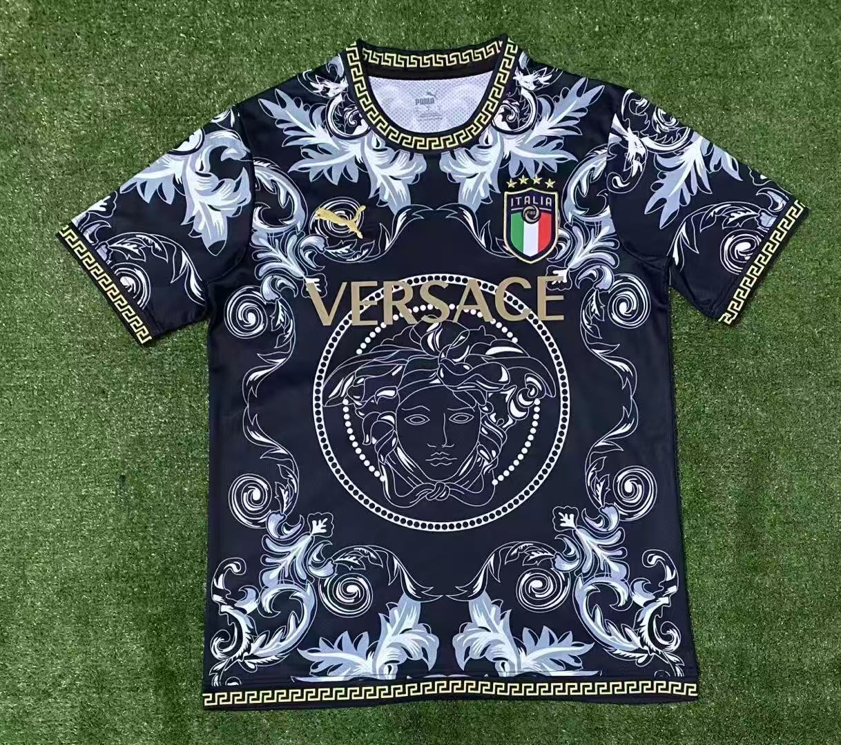 Adidas x Versace Italy Jersey Navy