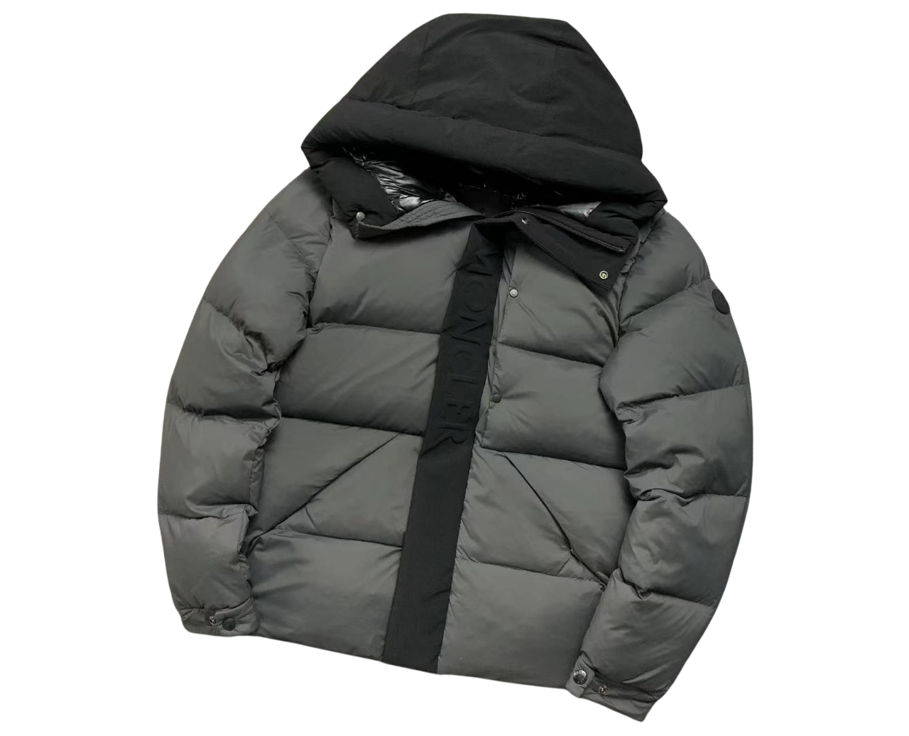 Moncler Madeira Down Jacket - (GREY/BLACK)