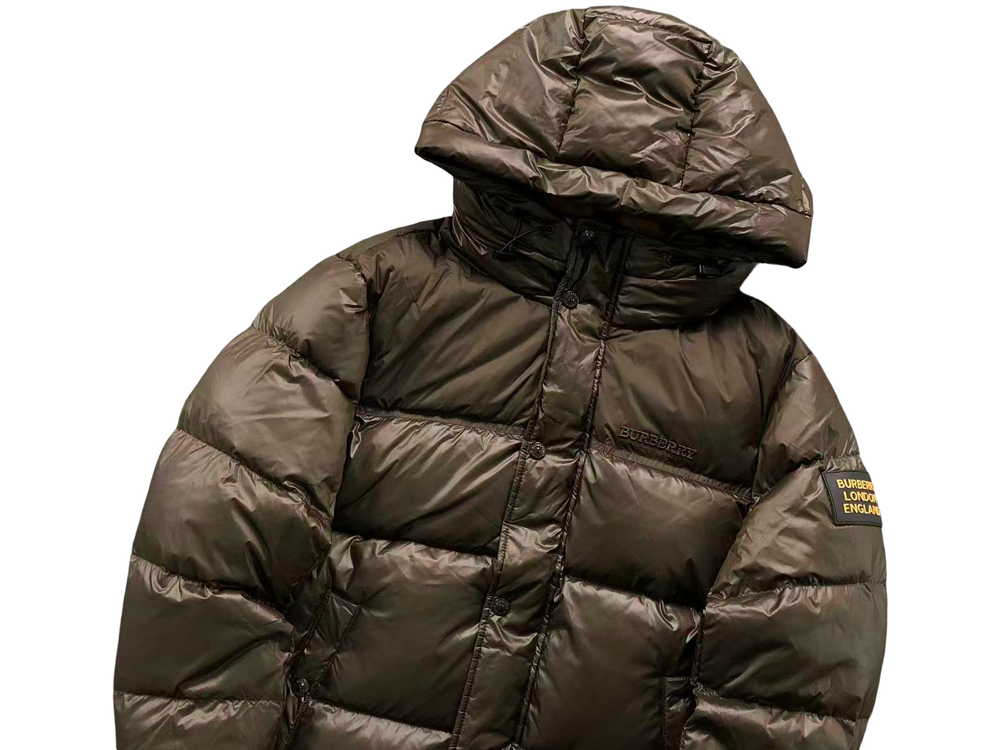 Burberry London Puffer Jacket Khaki