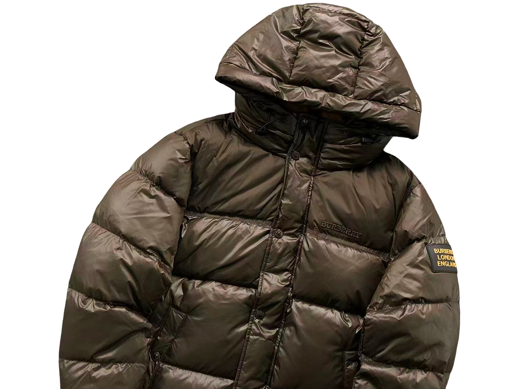 Burberry London Puffer Jacket Khaki