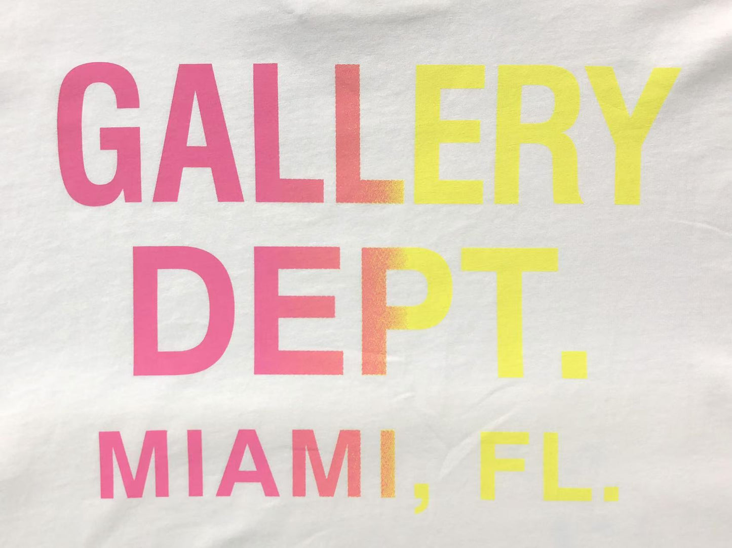 GALLERY DEPT. Miami Tee - (WHITE)