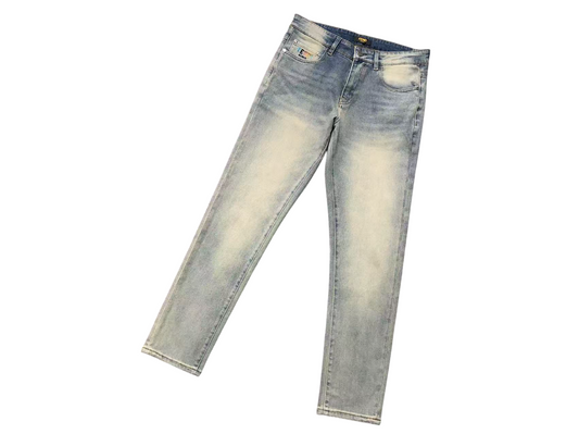 Fendi Multicolor Denim Jeans - (BLUE)