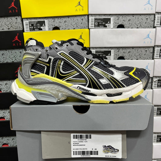 Balenciaga Runner 7.5 Black Grey Neon