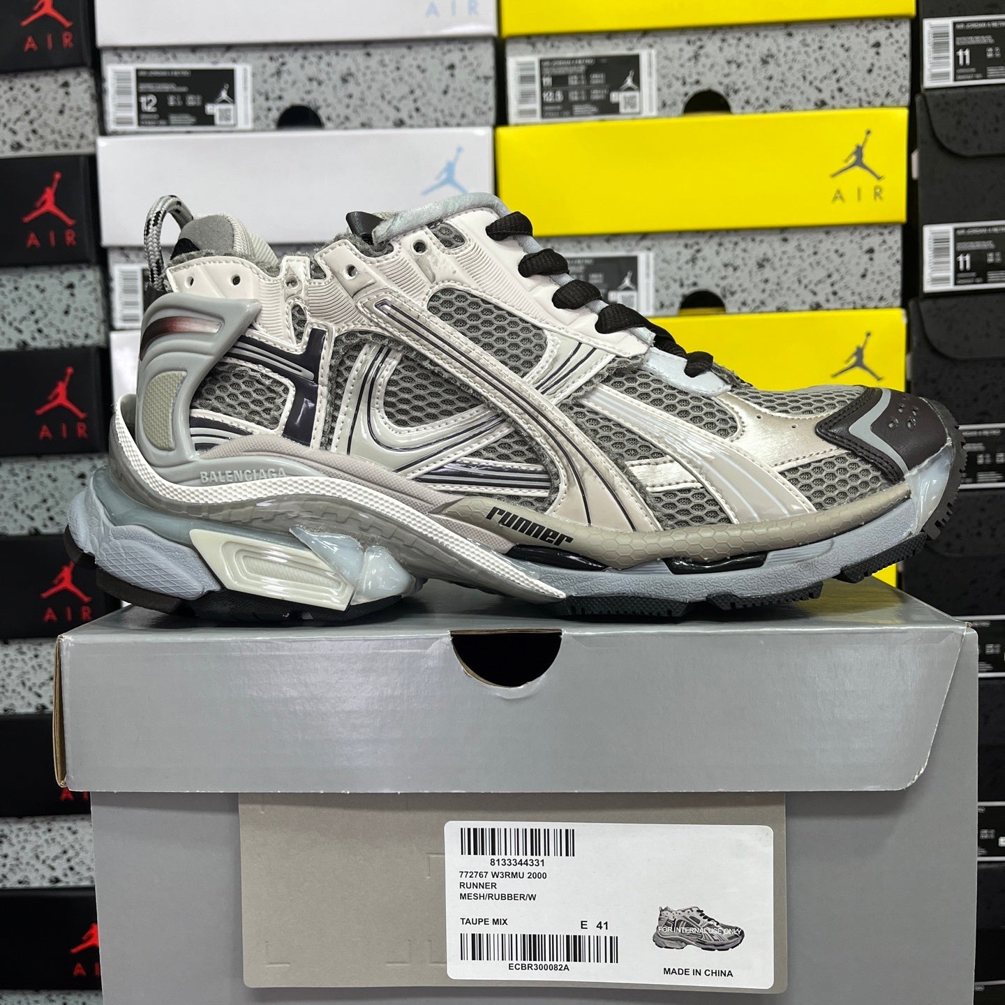 Balenciaga Runner 7.5 Charcoal Grey