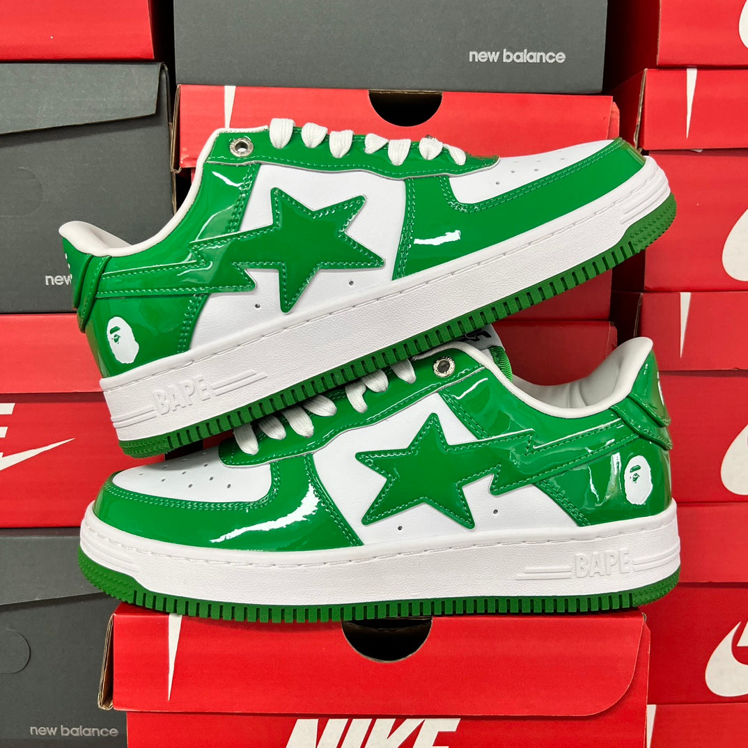 A Bathing Ape Bapesta - (GREEN/WHITE)