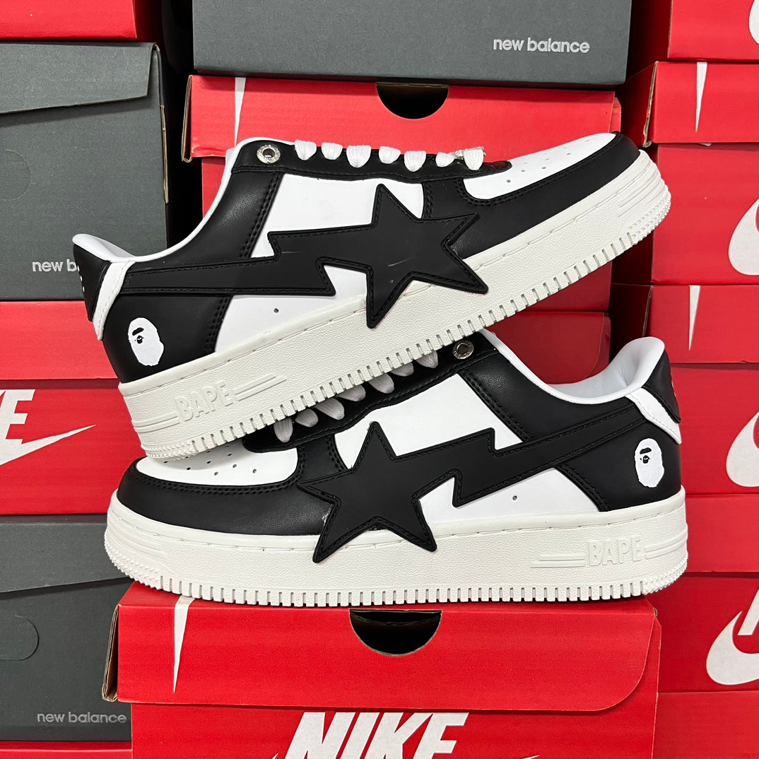 A Bathing Ape Bapesta OS - (BLACK/WHITE)