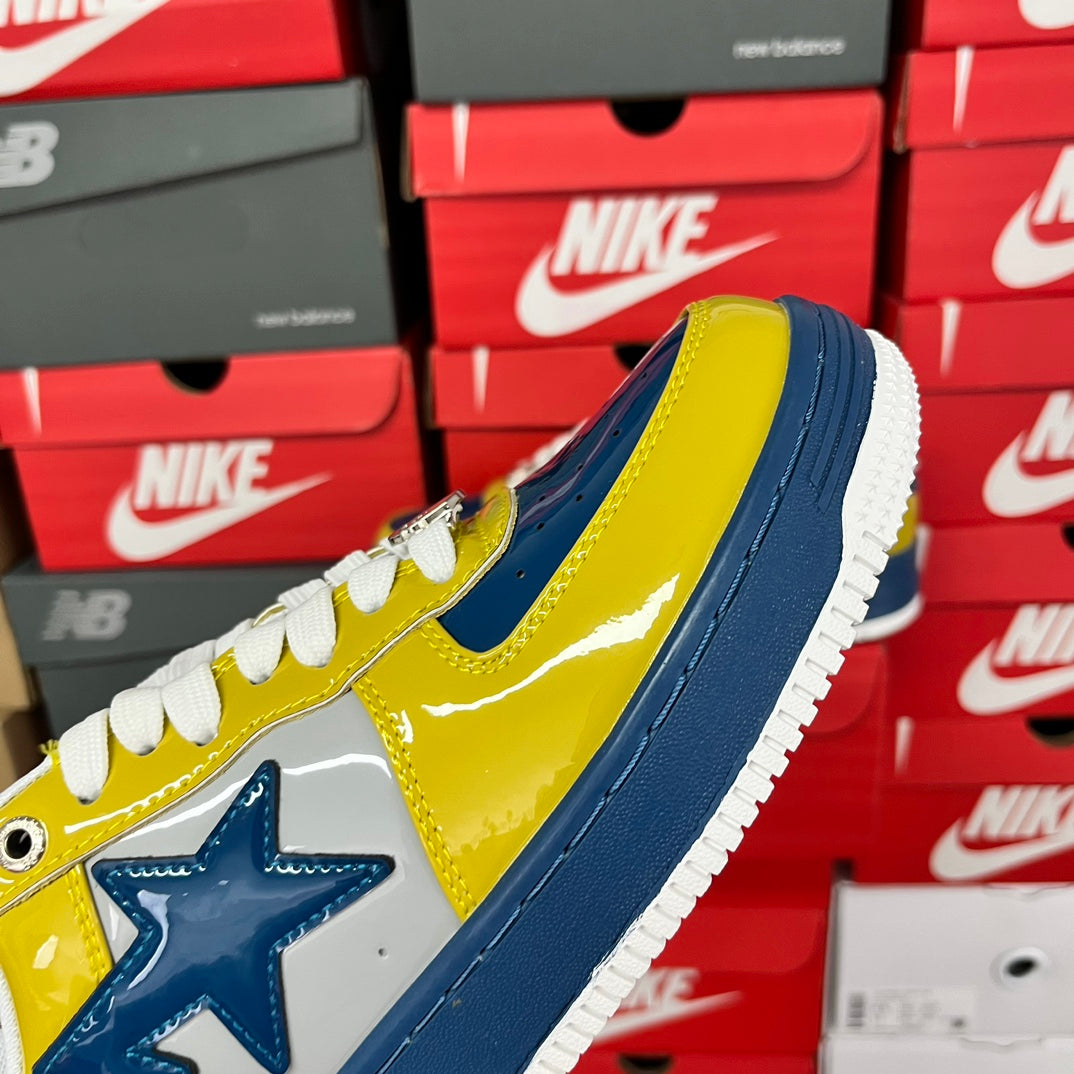 A Bathing Ape Bapesta - (YELLOW/BLUE/GREY)