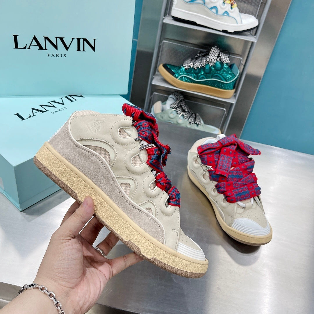 Lanvin Curb - (CREAM/BEIGE/RED)