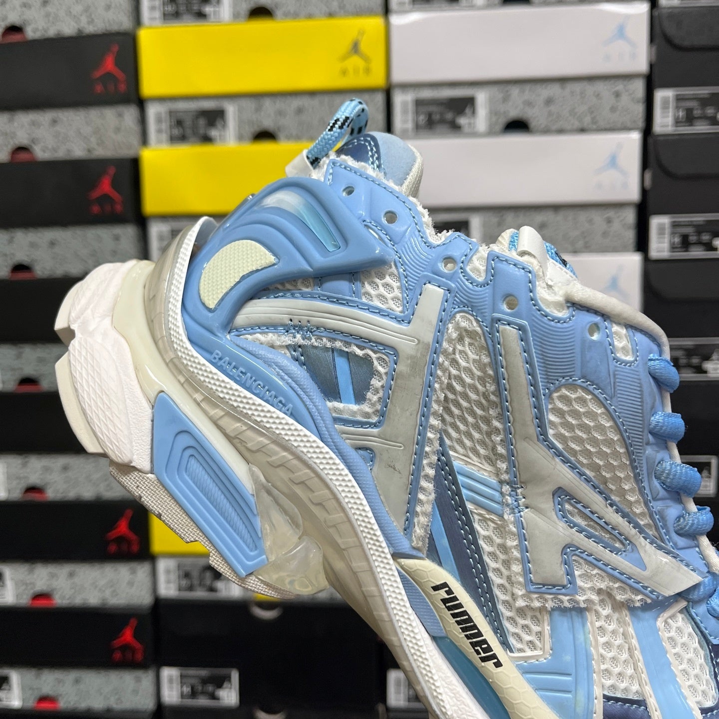 Balenciaga Runner 7.0 White Blue