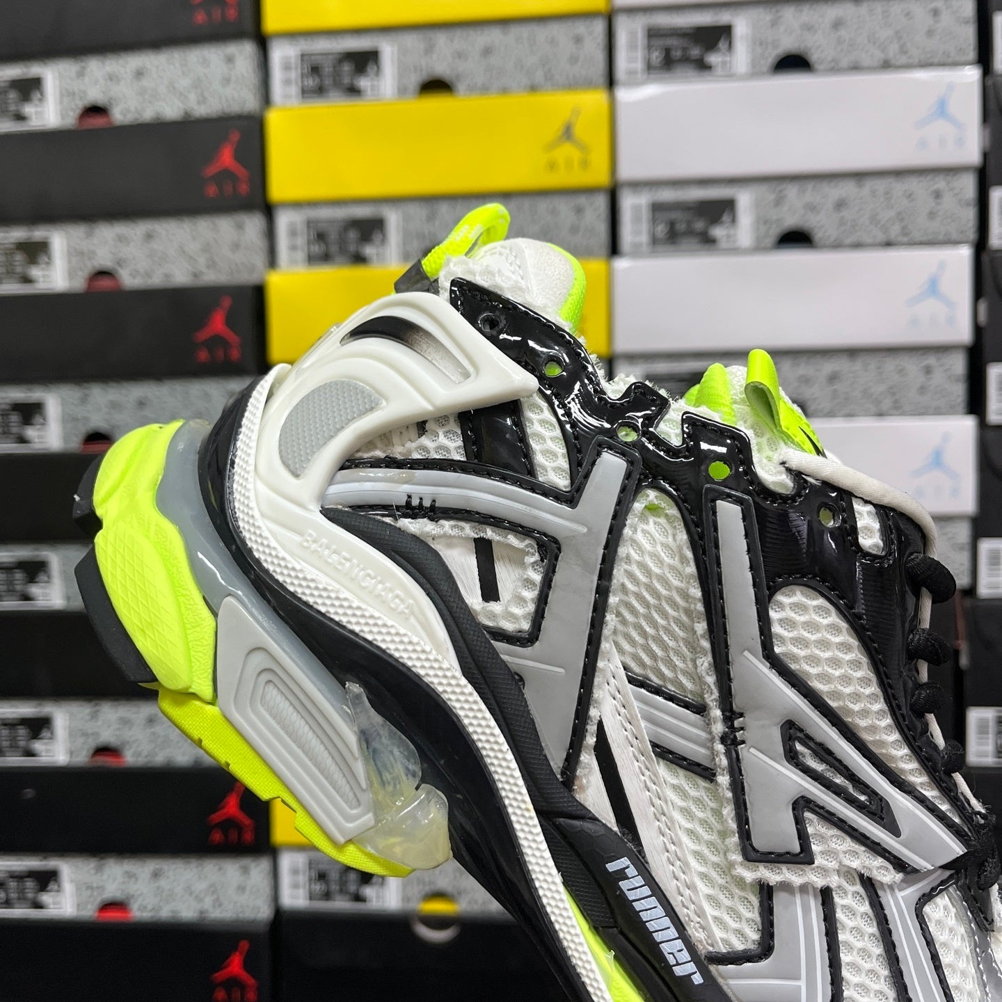 Balenciaga Runner 7.0 Grey Black Neon