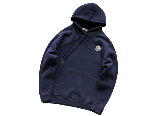 Moncler Basic Hoodie - (NAVY)