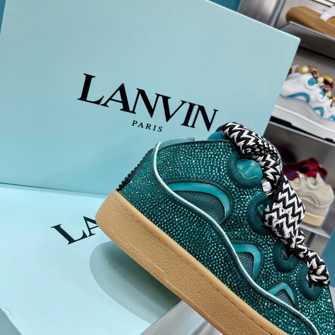 Lanvin Curb Shimmering - (TEAL)