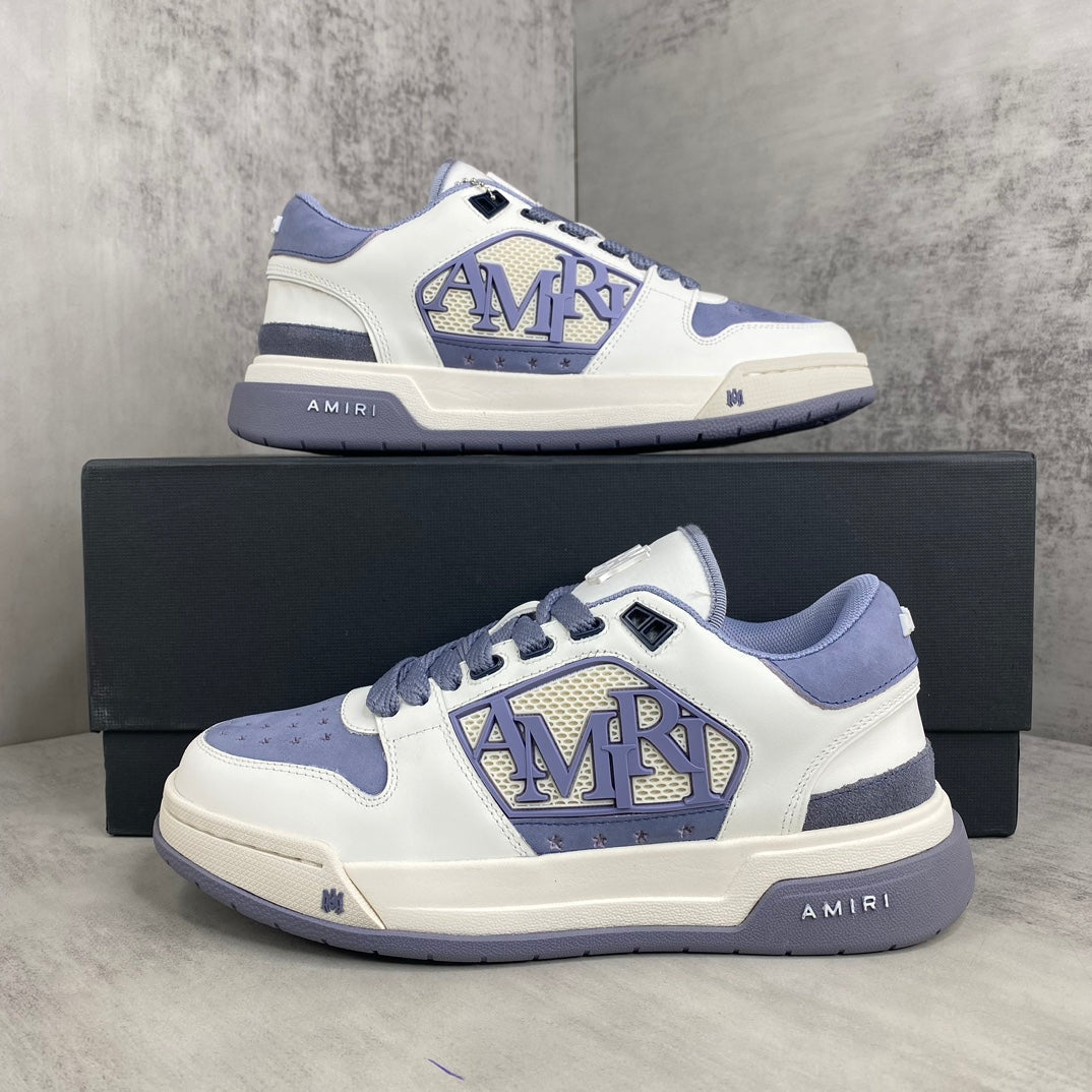 AMIRI Classic Low Lavender White