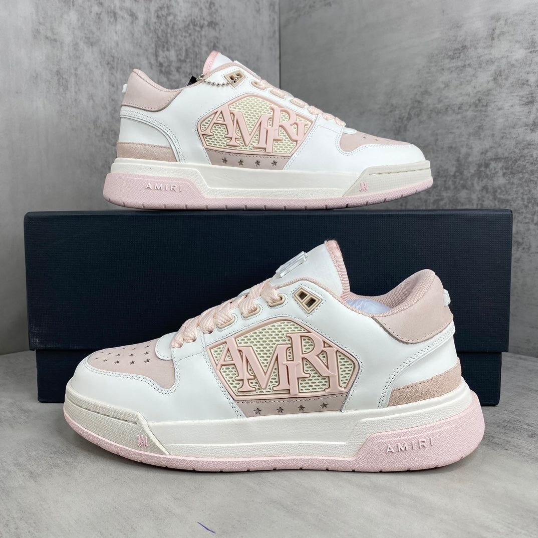 AMIRI Classic Low Pink White