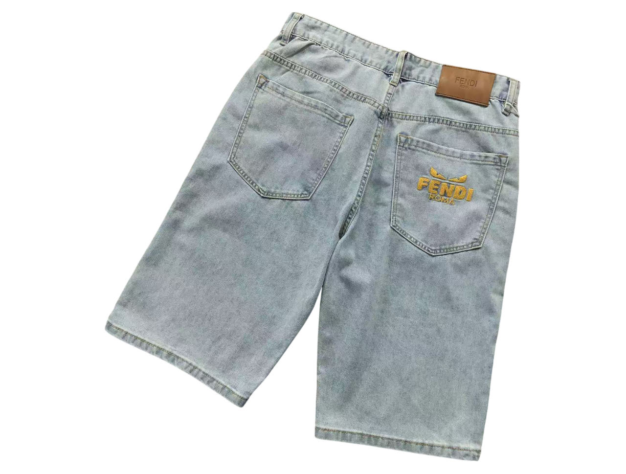 Fendi Denim Shorts - (BLUE)