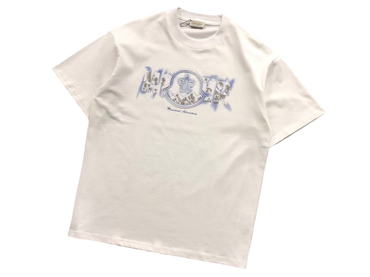 Moncler Mountains Tee White