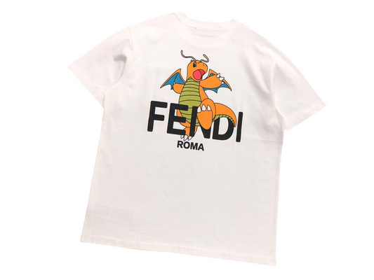 Fendi Dragonite Tee - (WHITE)