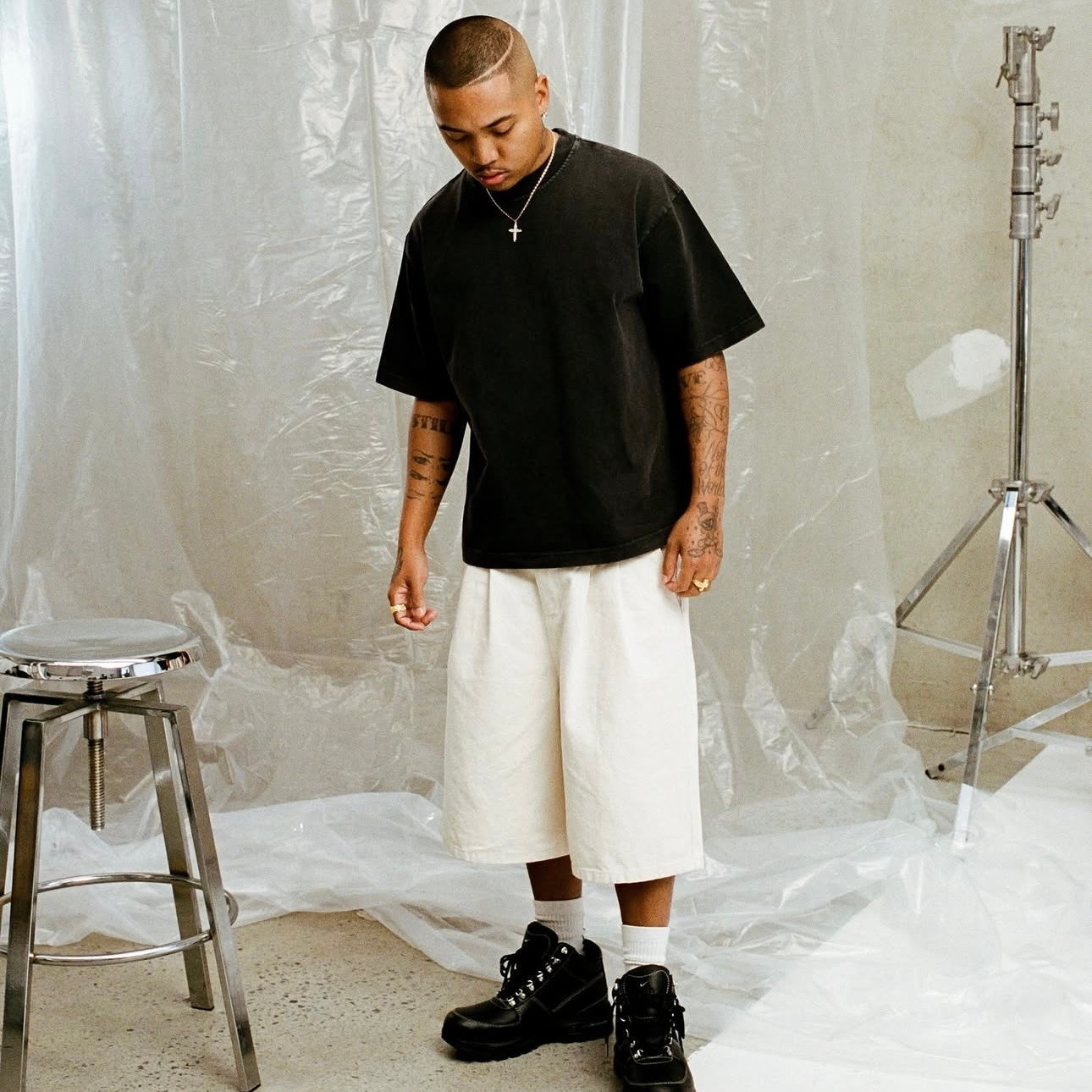 Sweats Collective Signature Tee Cream