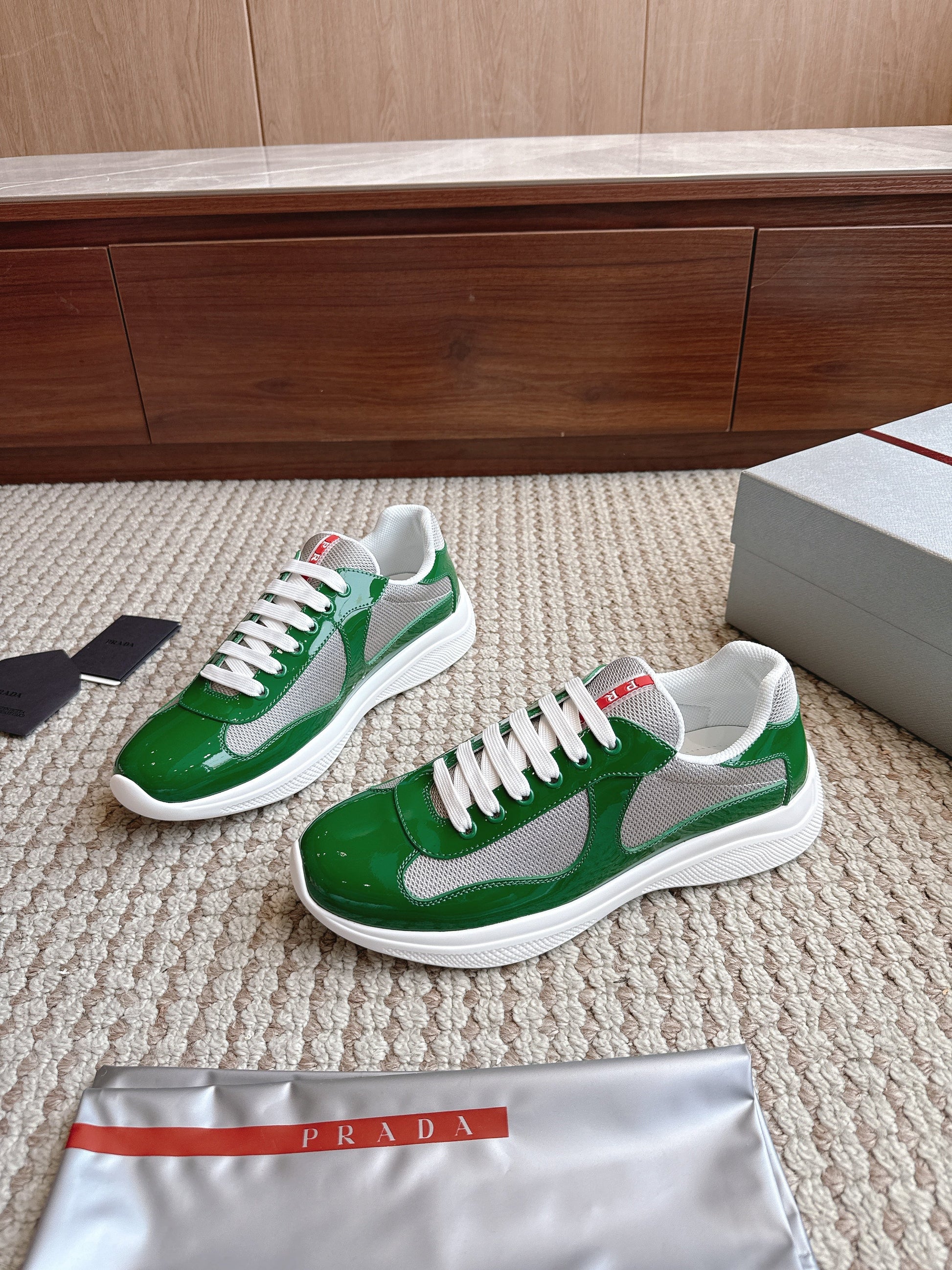 Prada America's Cup Cactus Green Grey