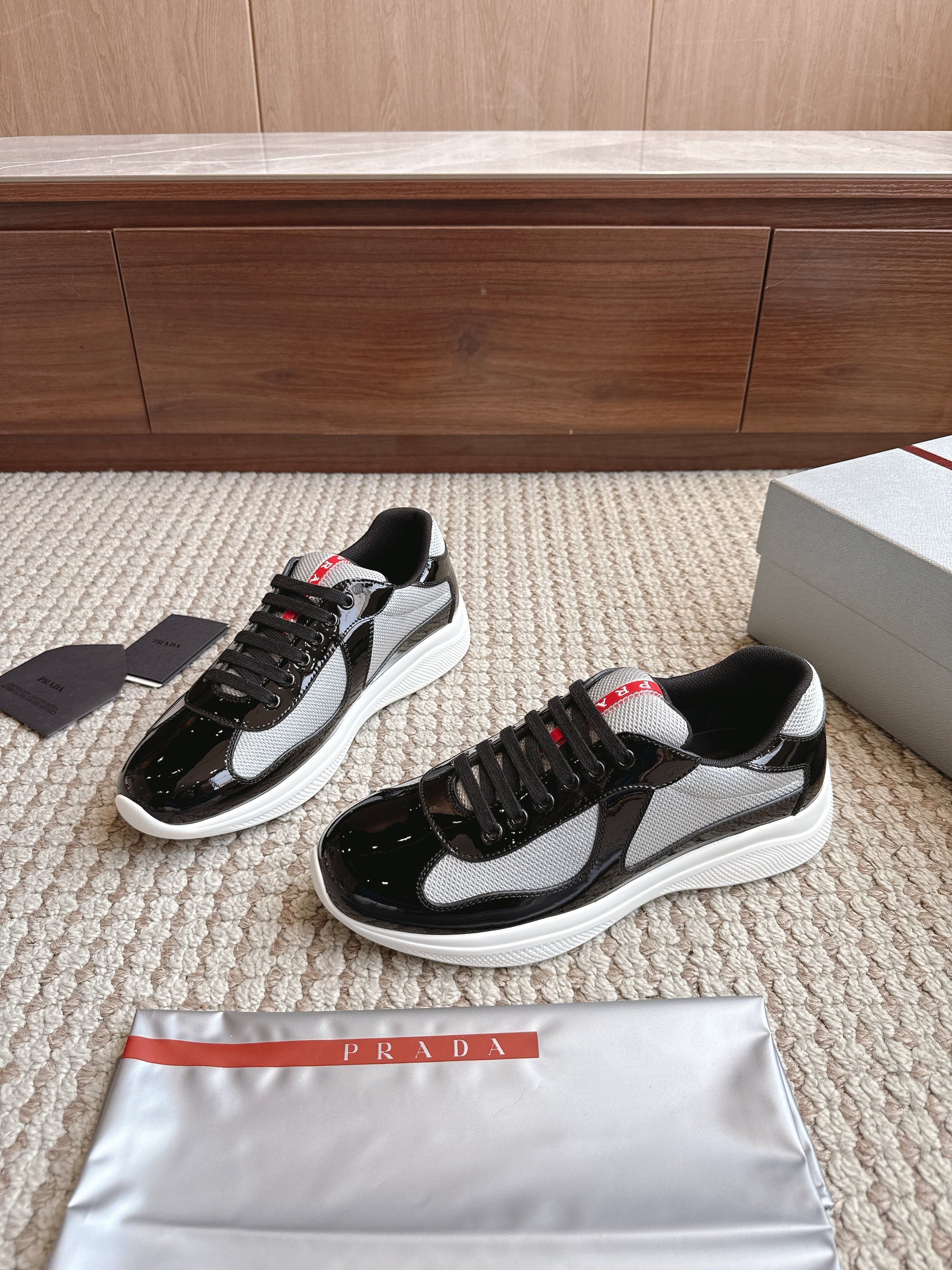Prada America's Cup Black Grey White