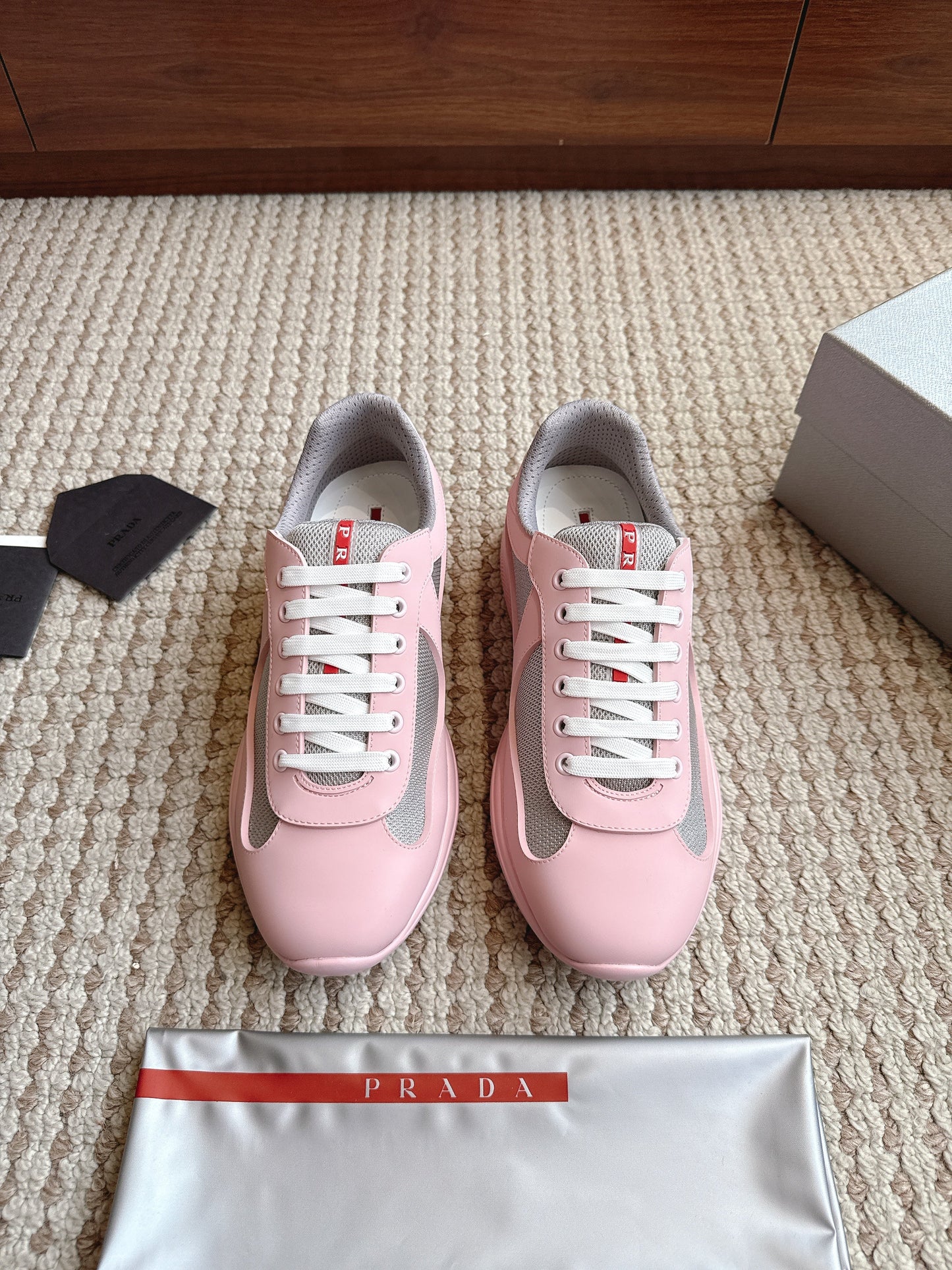 Prada America's Cup Pink Grey
