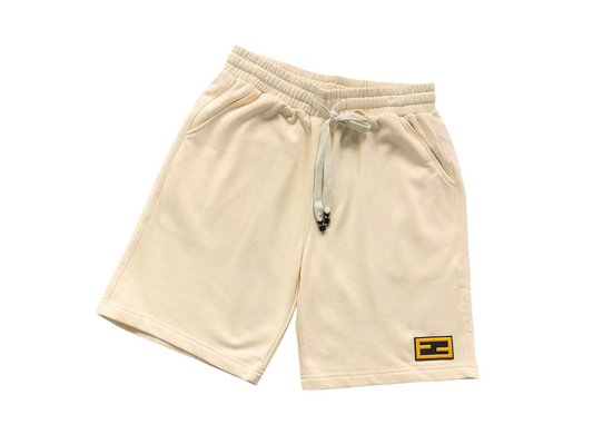 Fendi Square Shorts - (CREAM)
