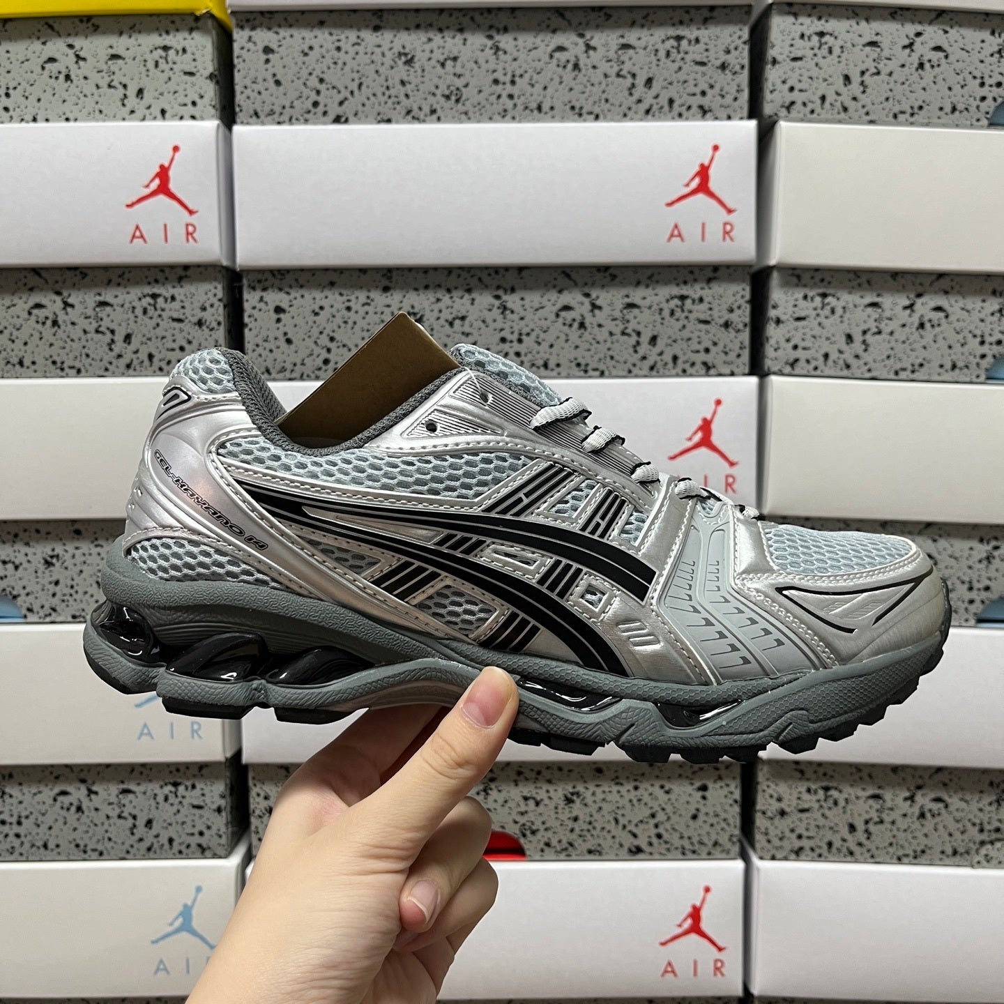 Asics Gel-Kayano 14 Pure Silver Black
