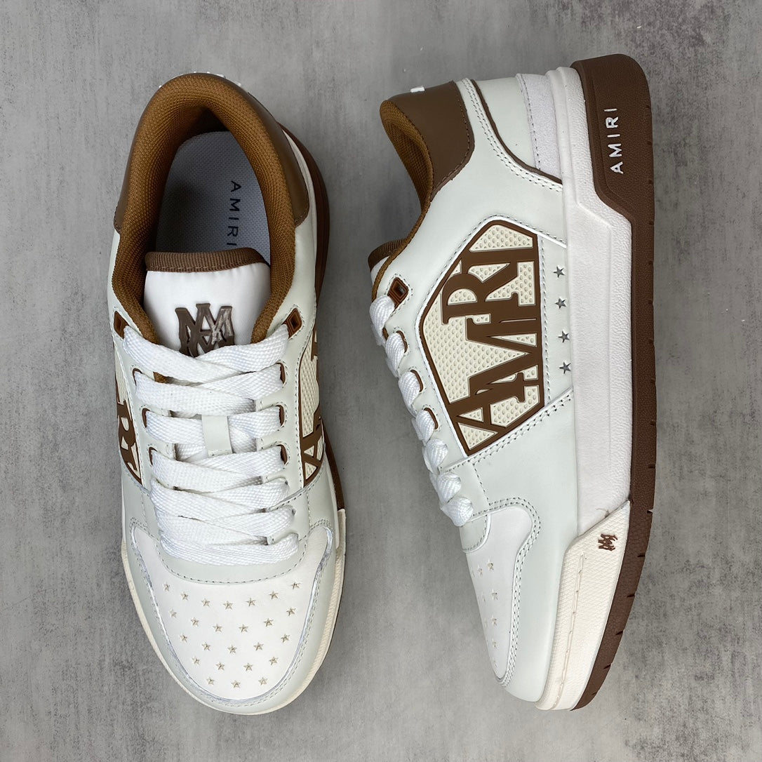 AMIRI Classic Low Brown White