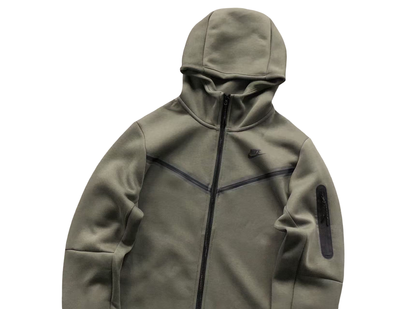 Nike Tech Fleece 2024 Zip Hoodie Khaki