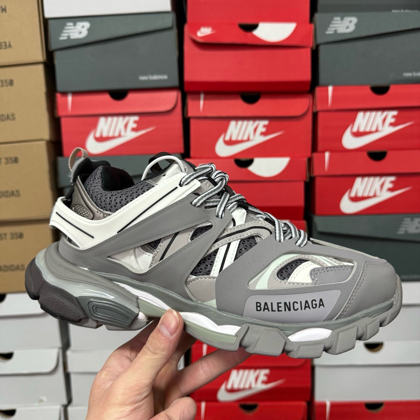 Balenciaga Track Led 3.0 - (CHARCOAL/GREY/WHITE)