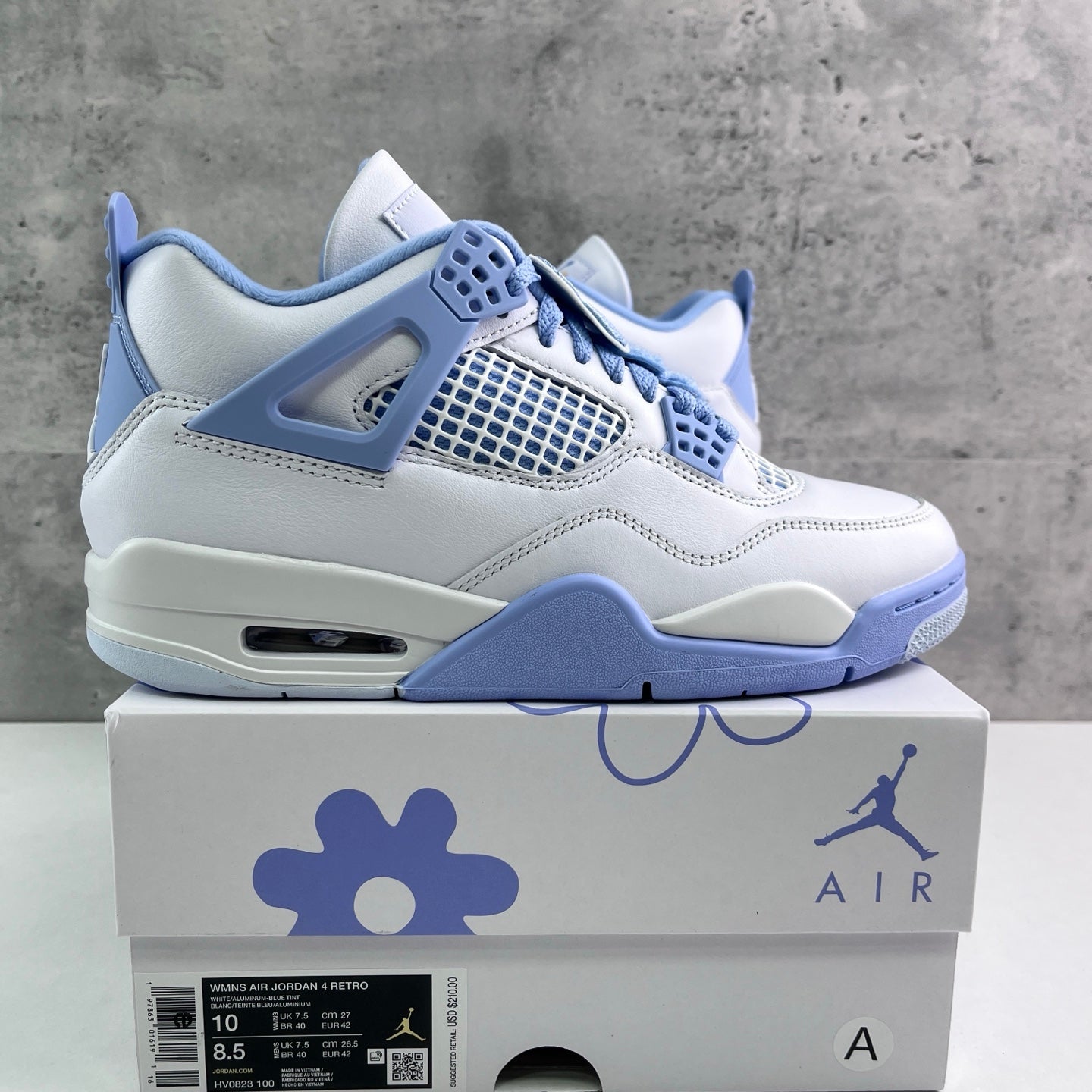 Jordan 4 Retro Forget Me Not