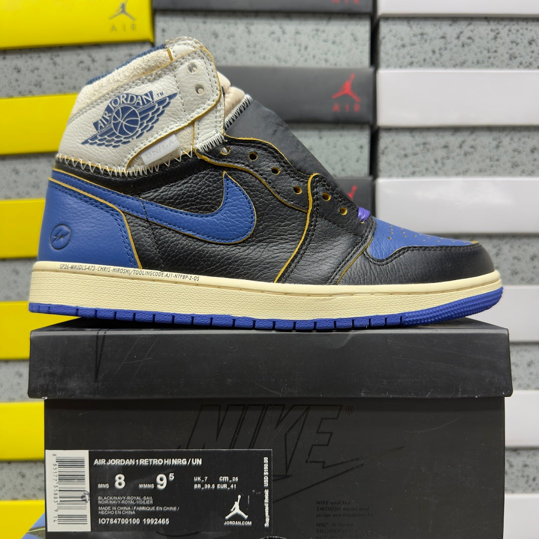 Jordan 1 Air Fragment Design Union La Royal