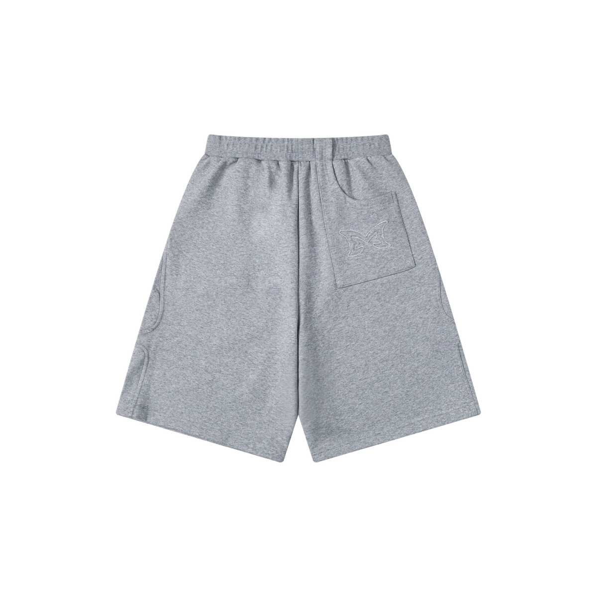 MERTRA Split Panel Shorts Grey