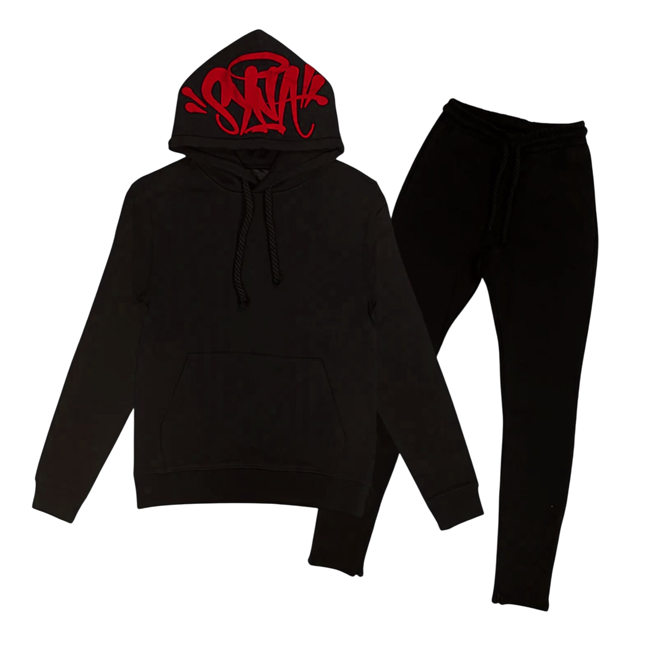 Syna World Tracksuit - (BLACK/RED)